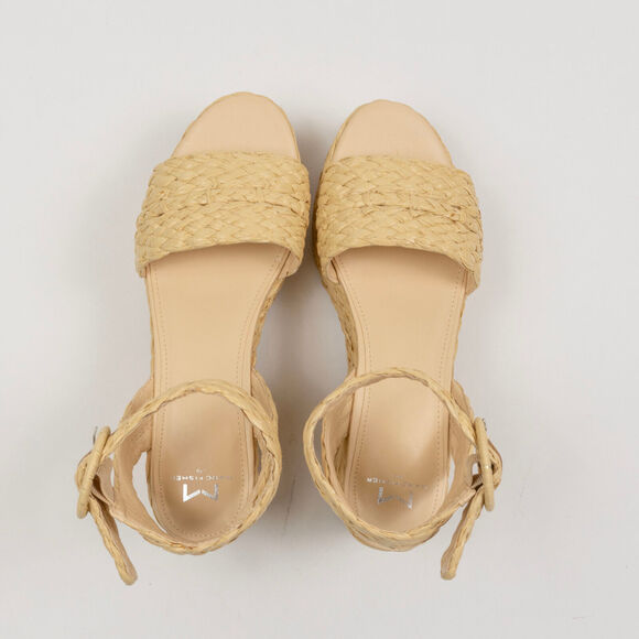 Marc Fisher Marcell Espadrille Platform Sandal Natural Size 9.5 240256 - Picture 5 of 6